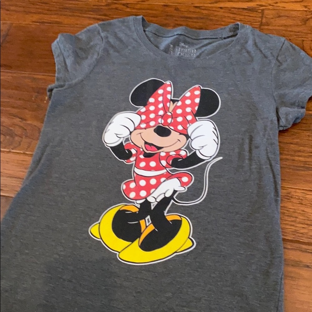 disney minnie mouse sparkly girls t-shirt
